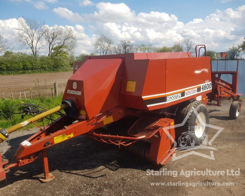 Hesston 4600 Baler and Sledge