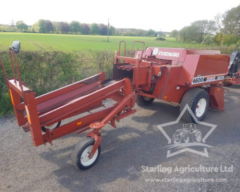 Hesston 4600 Baler and Sledge