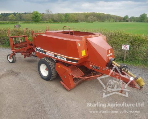 Hesston 4600 Baler and Sledge