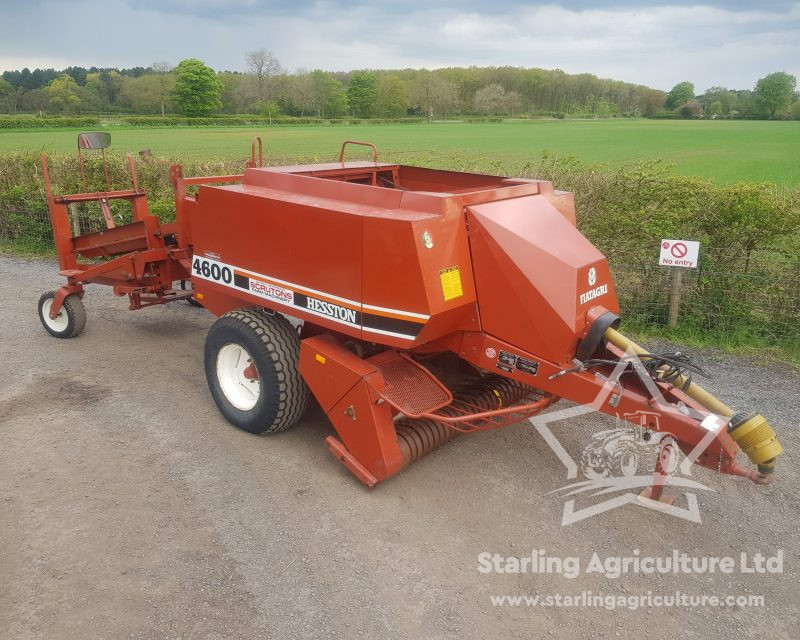 Hesston 4600 Baler and Sledge
