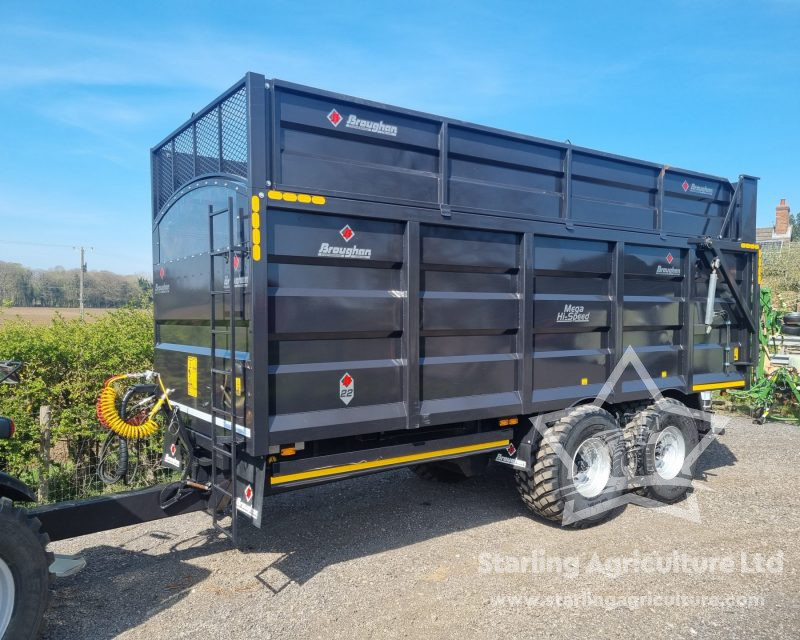 Broughan 18T Hi Speed Silage Trailer