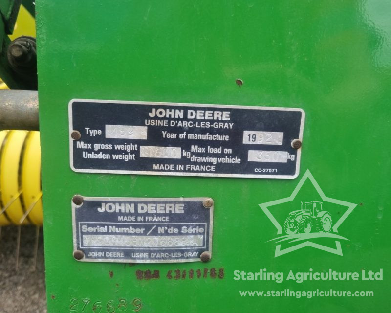 John Deere 459 Baler