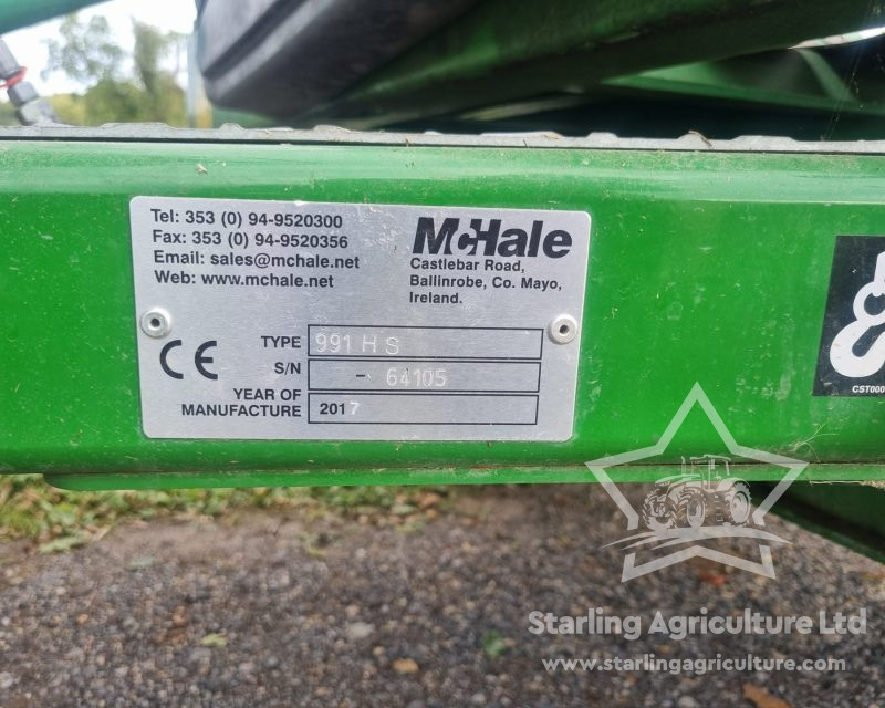 McHale 991 High Speed Bale Wrapper