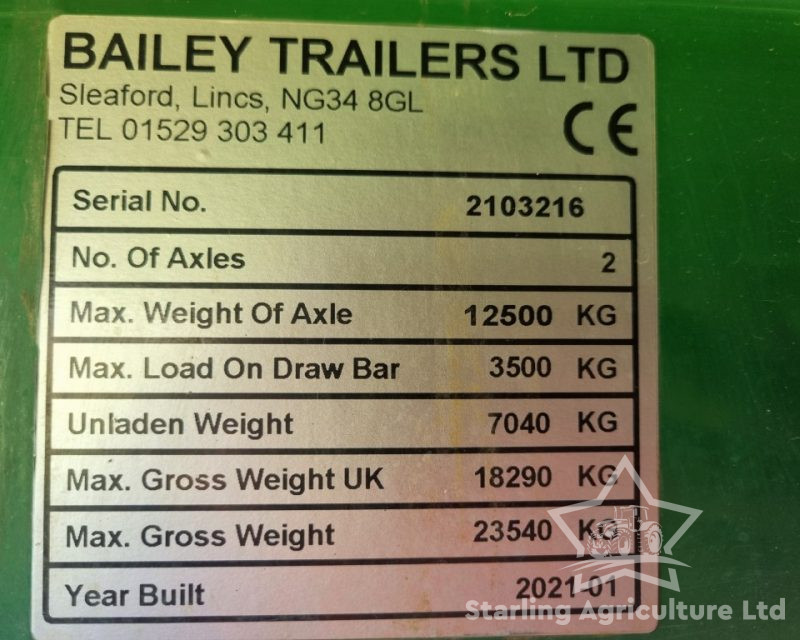 Bailey Dump Trailer