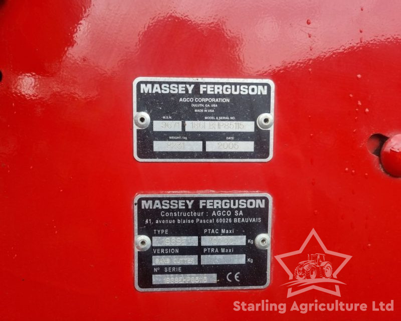 Massey Ferguson 186 Baler