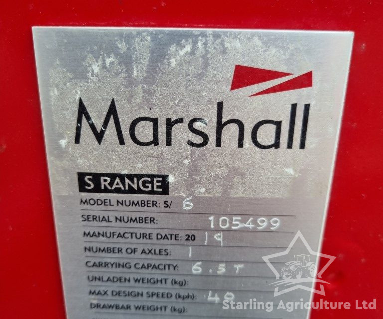 Marshall 6.5t Trailer