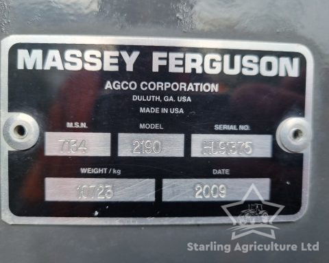 Massey Ferguson 2190 Baler