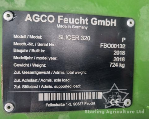 Fendt Slicer 320P Mower