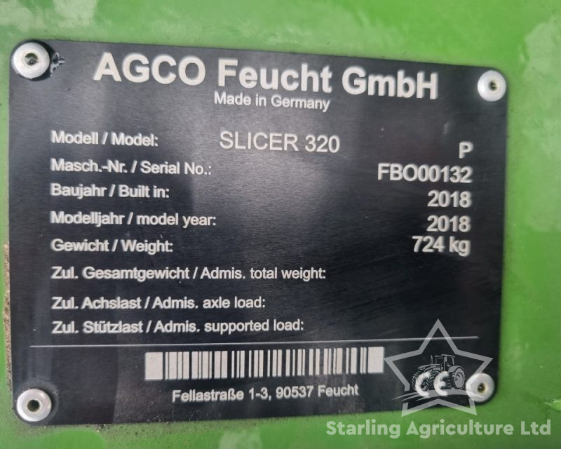 Fendt Slicer 320P Mower