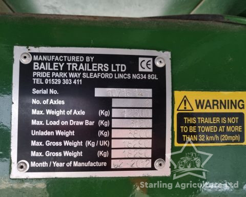Bailey 33ft Bale Trailer