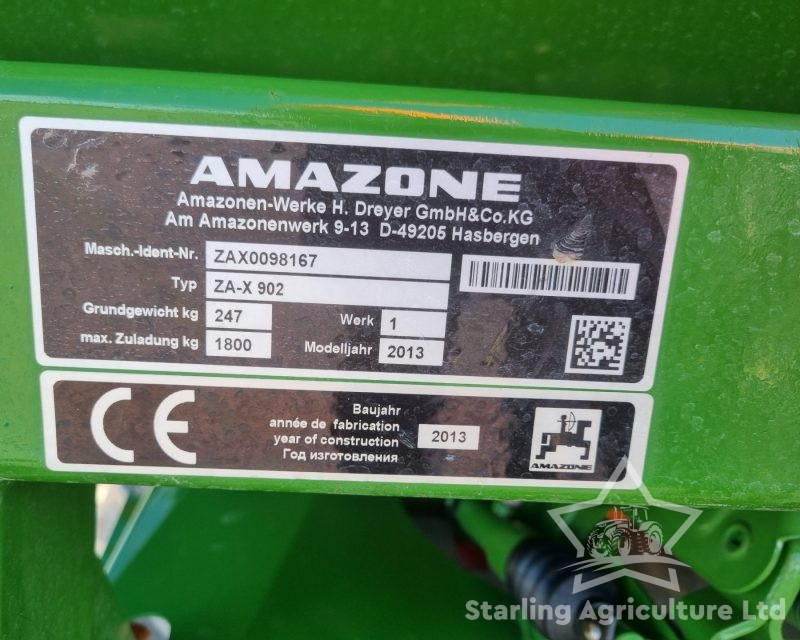 Amazone Z-AX 902 Perfect Fertiliser Spreader