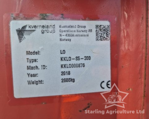 Kverneland LO85 7F Plough
