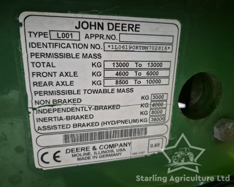 John Deere 6190R