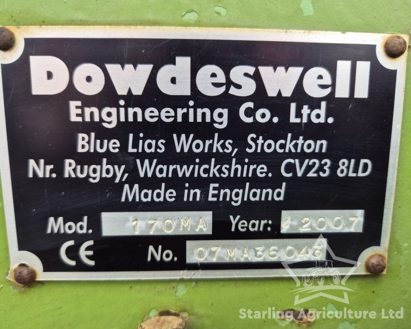 Dowdeswell MA 170 (7+1+1) 9F Plough