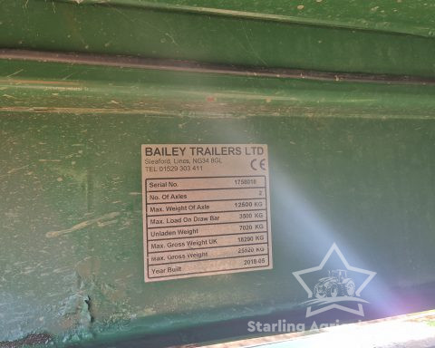 Bailey TB18 Silage Trailer