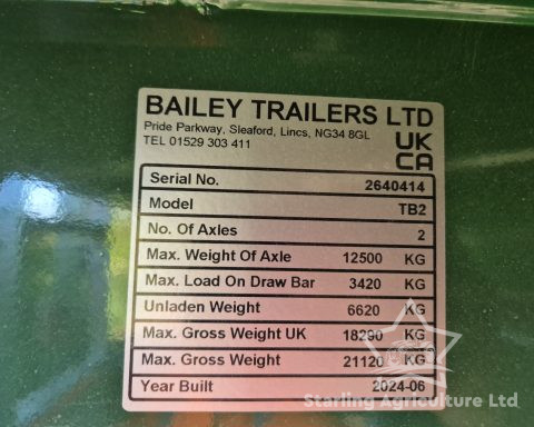 Bailey 14T Grain Trailer