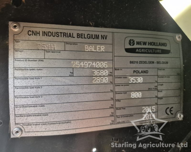 New Holland BR150 Round Baler