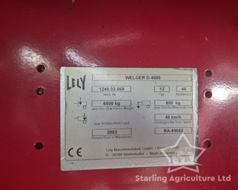 Welger D4000 80×70 Baler
