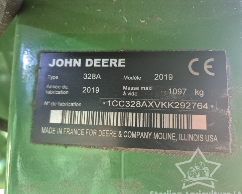 John Deere 328A Mower Conditioner