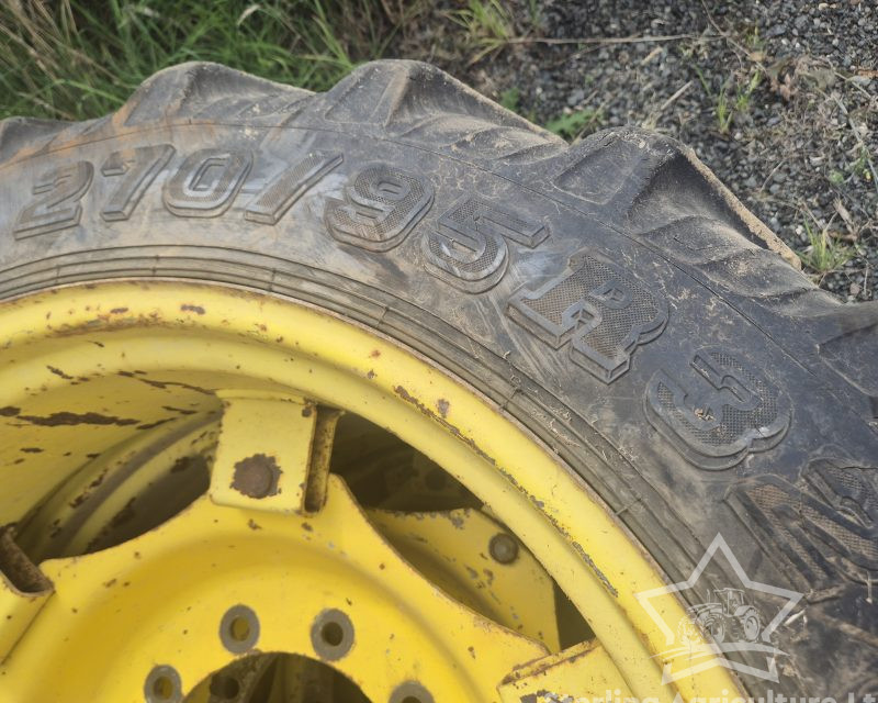 Dual Rowcrops. 270/95R48 and 270/95R32.