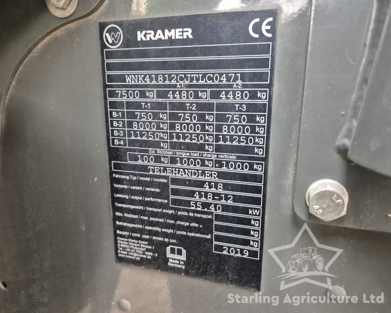 Kramer KT276 Telehandler