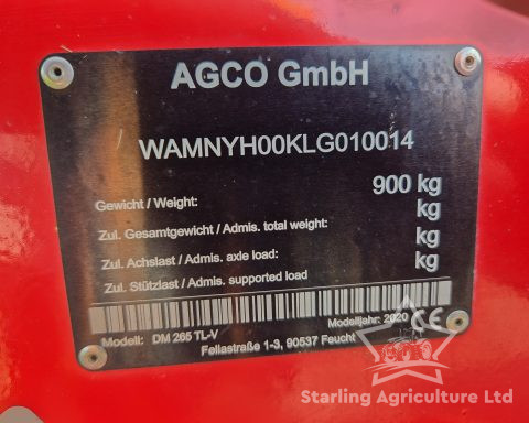 Massey Ferguson DM265TL-V Plain Disc Mower