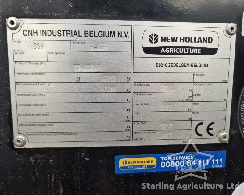 New Holland 870 80×70 Baler