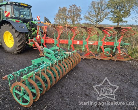 Kverneland LB85 6F (5+1) Plough and Packomat