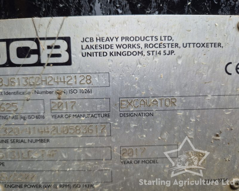 JCB JS131LC+ Excavator