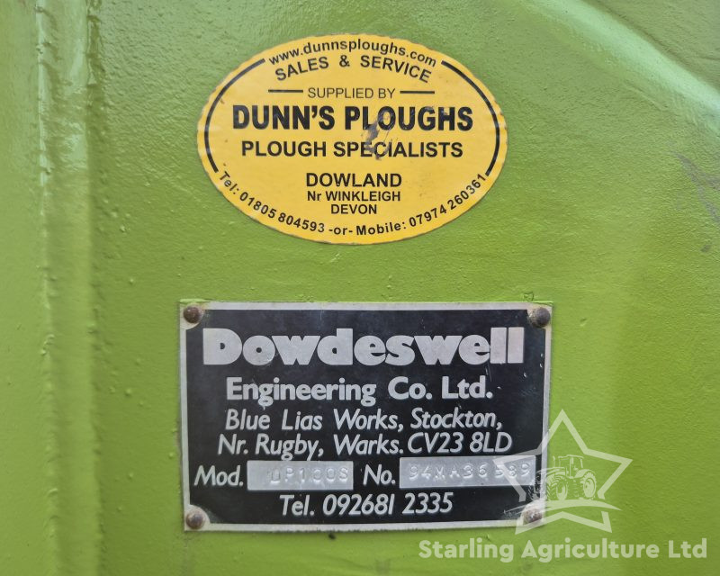 Dowdeswell DP100S Plough