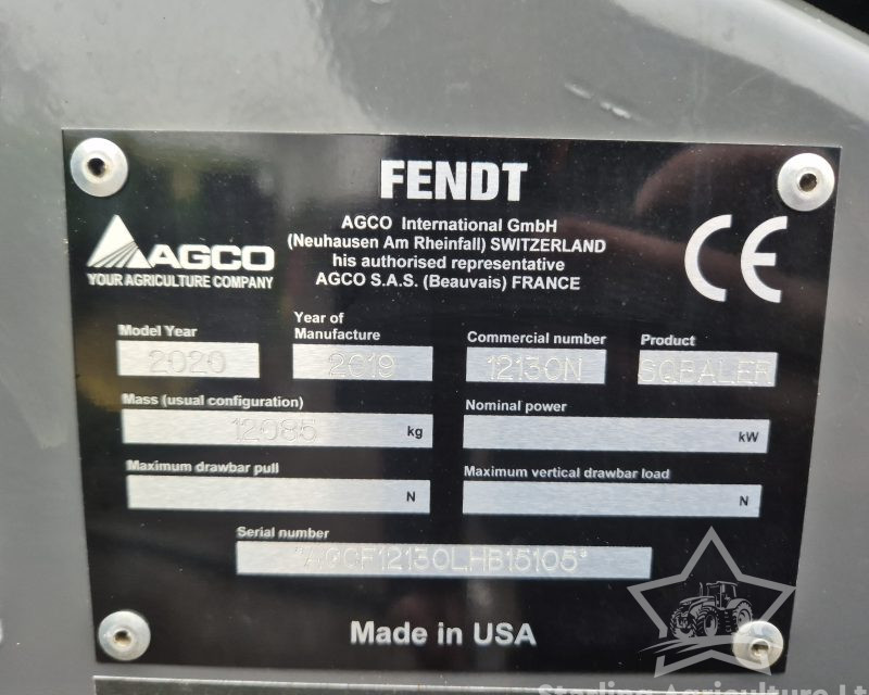 Fendt 12130N Baler