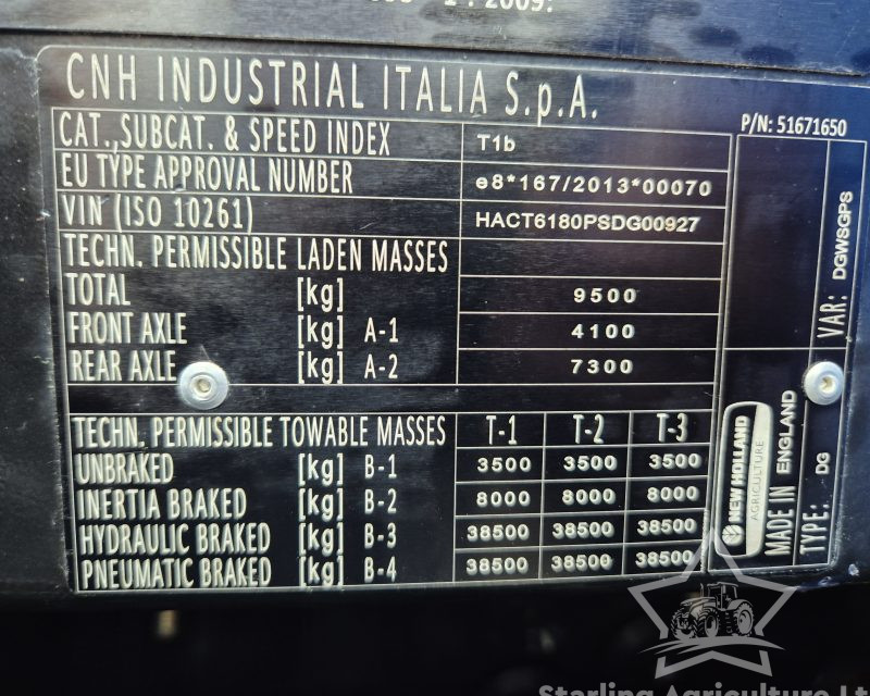 New Holland T6.180 Dynamic Command