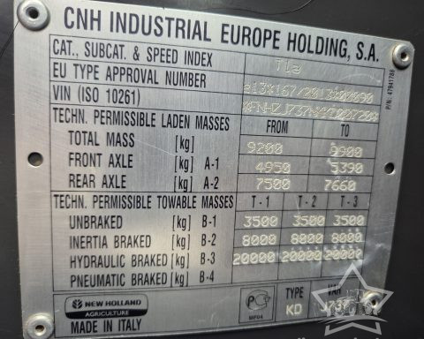 New Holland TH7.37 Elite