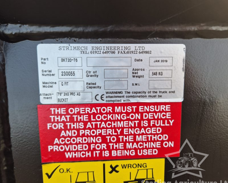 Strimech and JCB Buckets