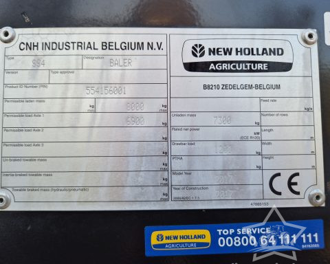 New Holland 870 80×70 Baler