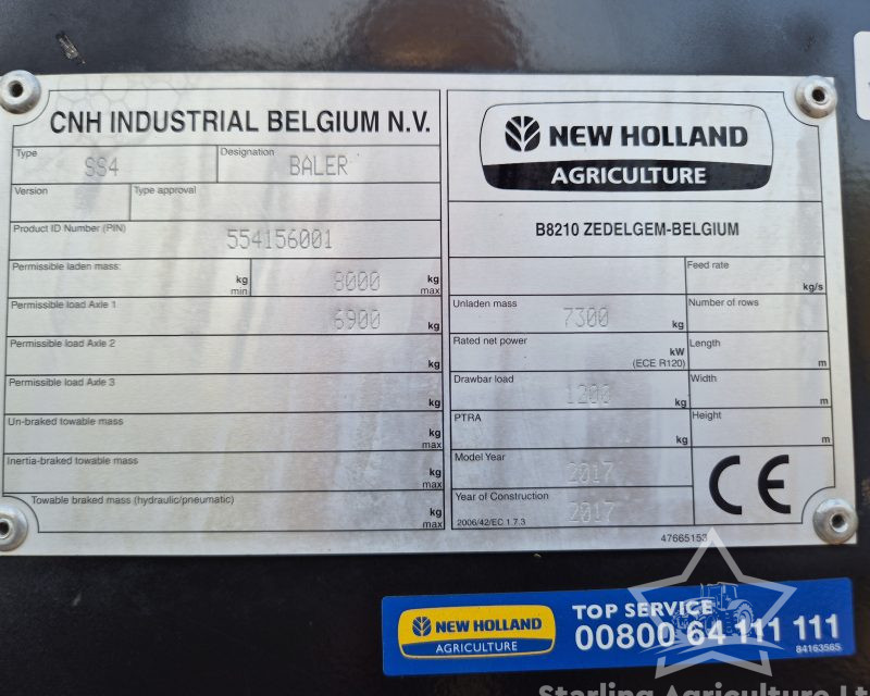 New Holland 870 80×70 Baler