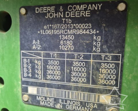 John Deere 6195R Premium