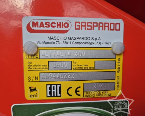 Maschio DMR 3000 Power Harrow with Alitalia 300 Drill