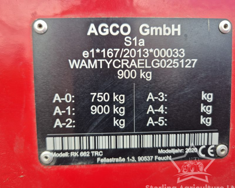 Massey Ferguson RK662 TRC Rake
