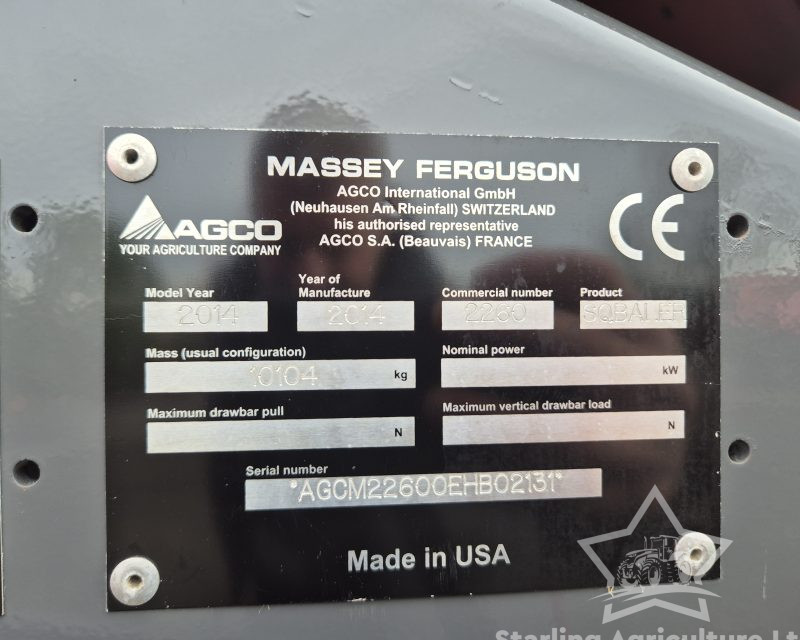 Massey Ferguson 2260 Baler