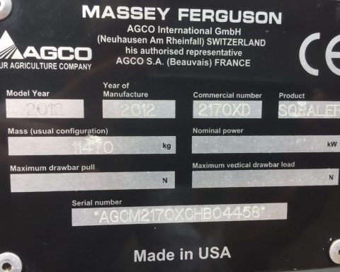Massey Ferguson 2170XD Baler