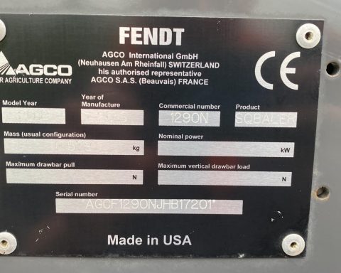 Fendt 1290NXD Baler