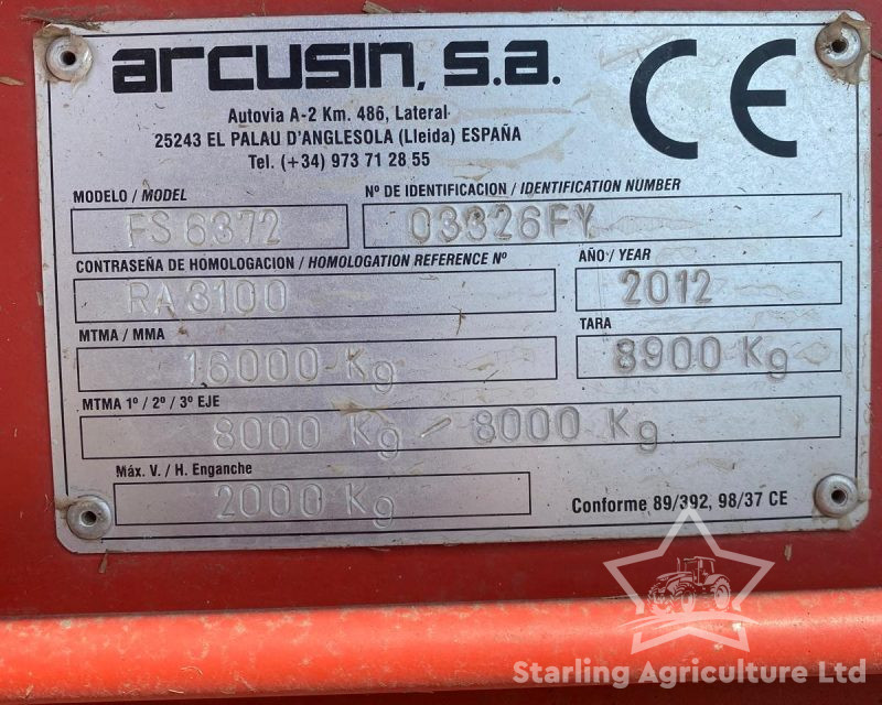 Arcusin FS63-72 Bale Chaser