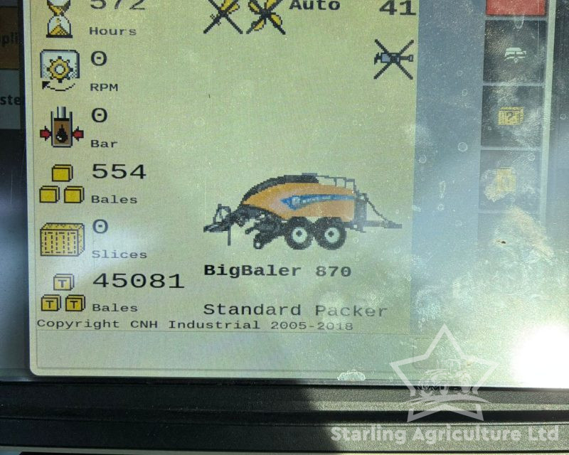 New Holland 870 80×70 Baler