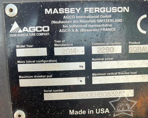 Massey Ferguson 2290 Baler